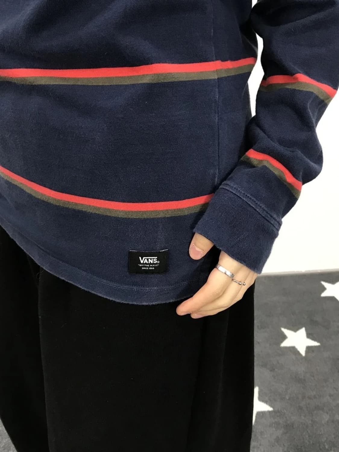 Vans Navy Stripe Long Sleeve 상품이미지2
