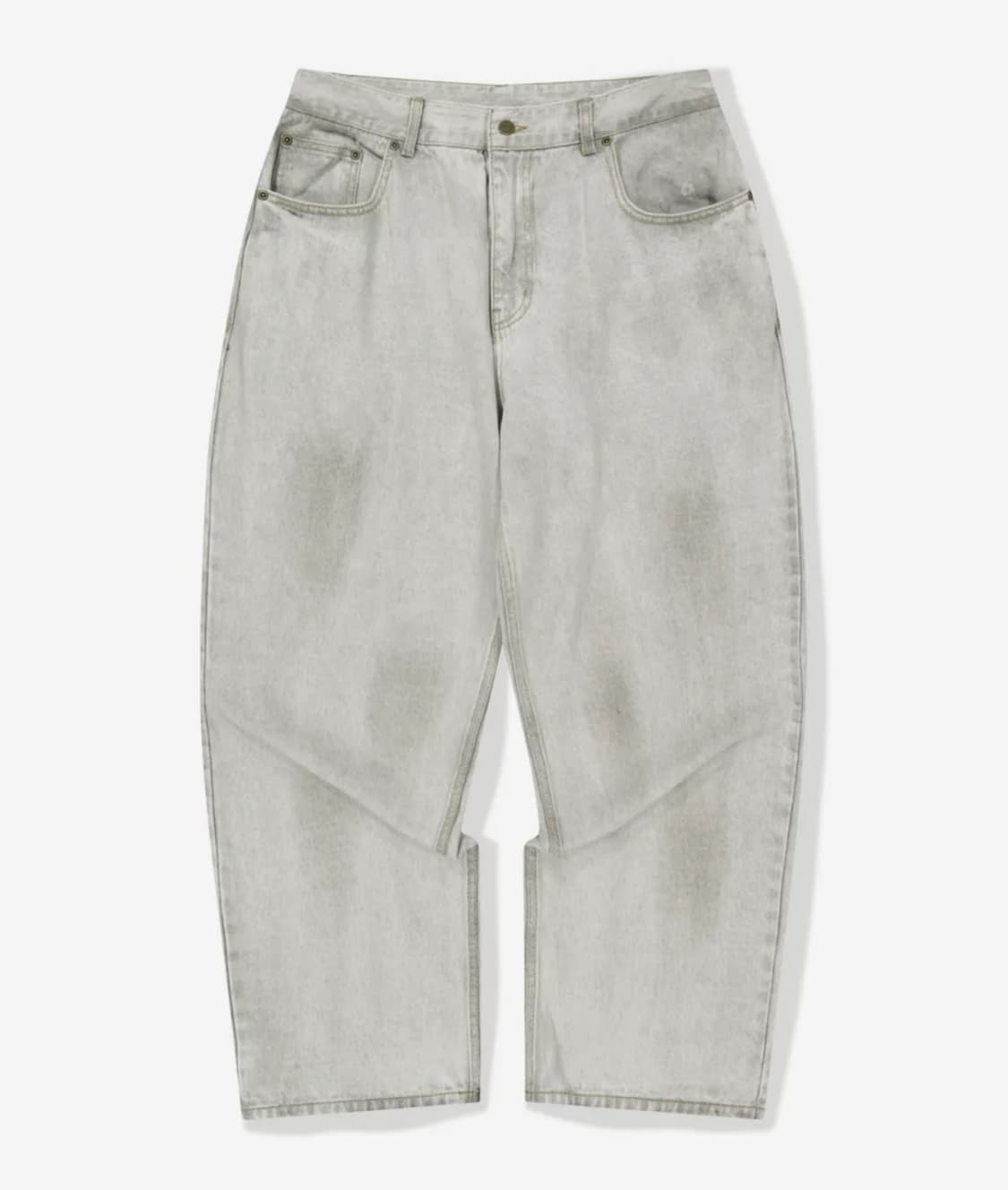 위캔더스 FACE DENIM PANTS (S.GREY) M size 상품이미지2