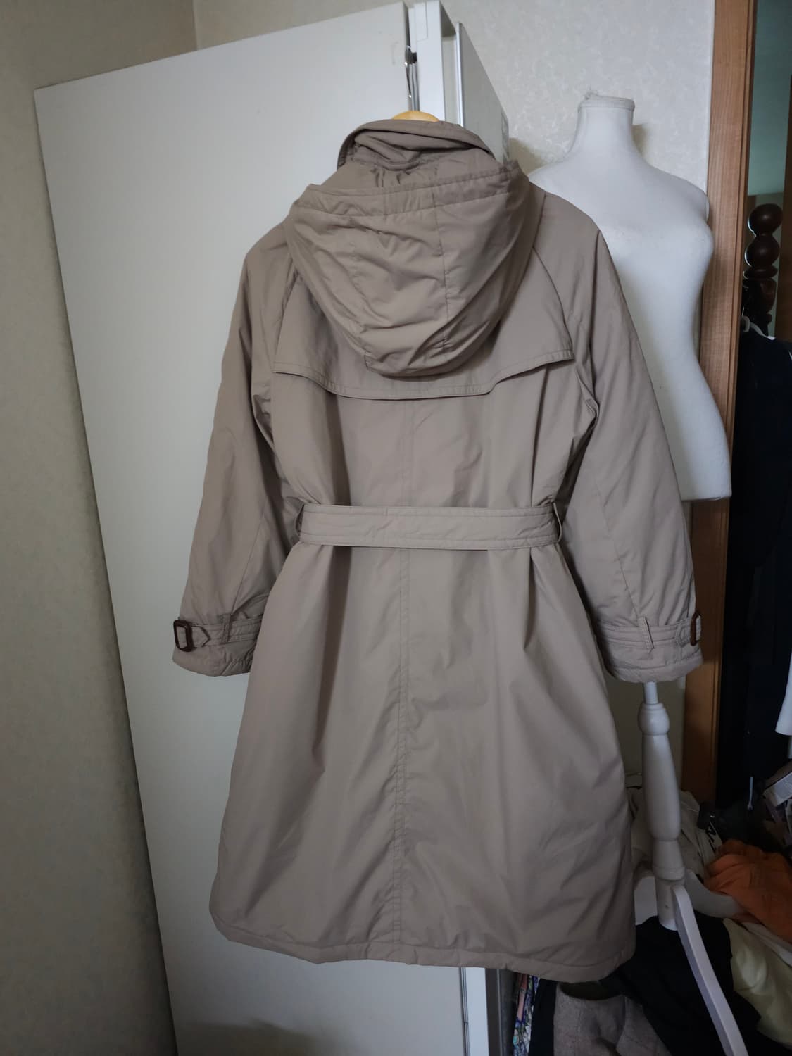 타하리 구스다운 트렌치 패딩코트 상품이미지5