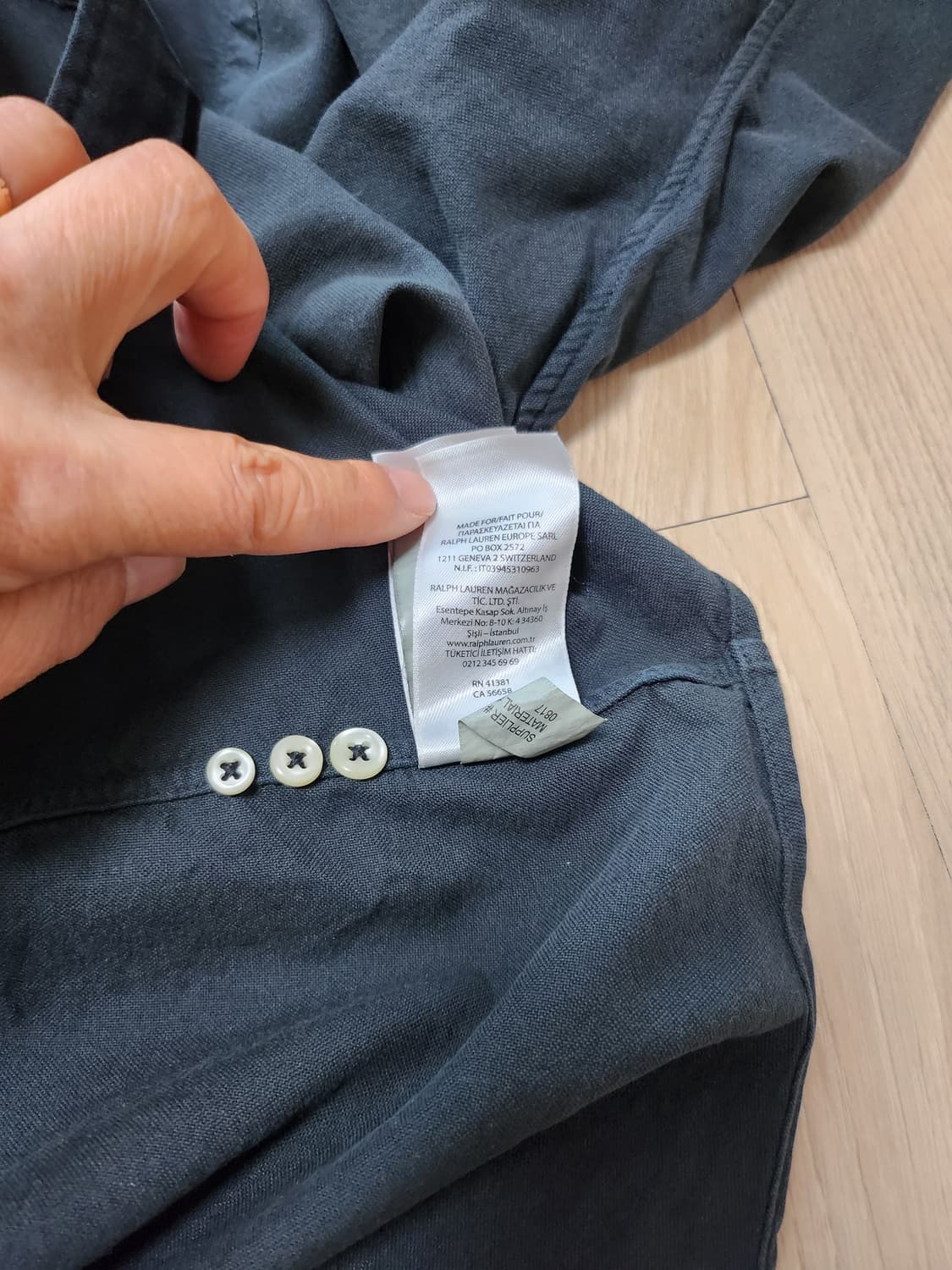 폴로랄프로렌 솔리드셔츠 (M 상품이미지9