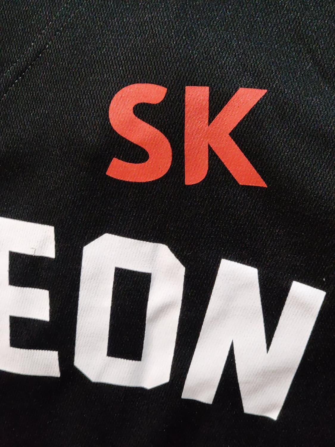 (XL) SK 와이번스 야구져지 블랙 인천 챔피온 우승기념 유니폼  상품이미지4