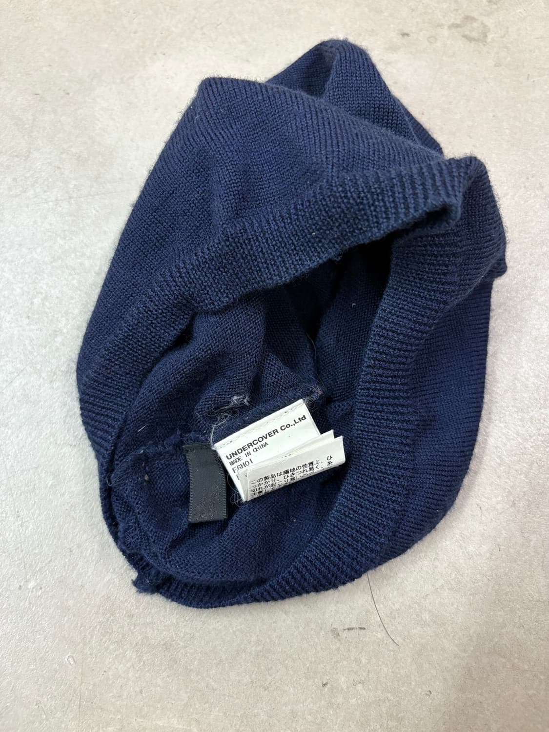 언더커버 얇은 비니 os Navy 상품이미지4