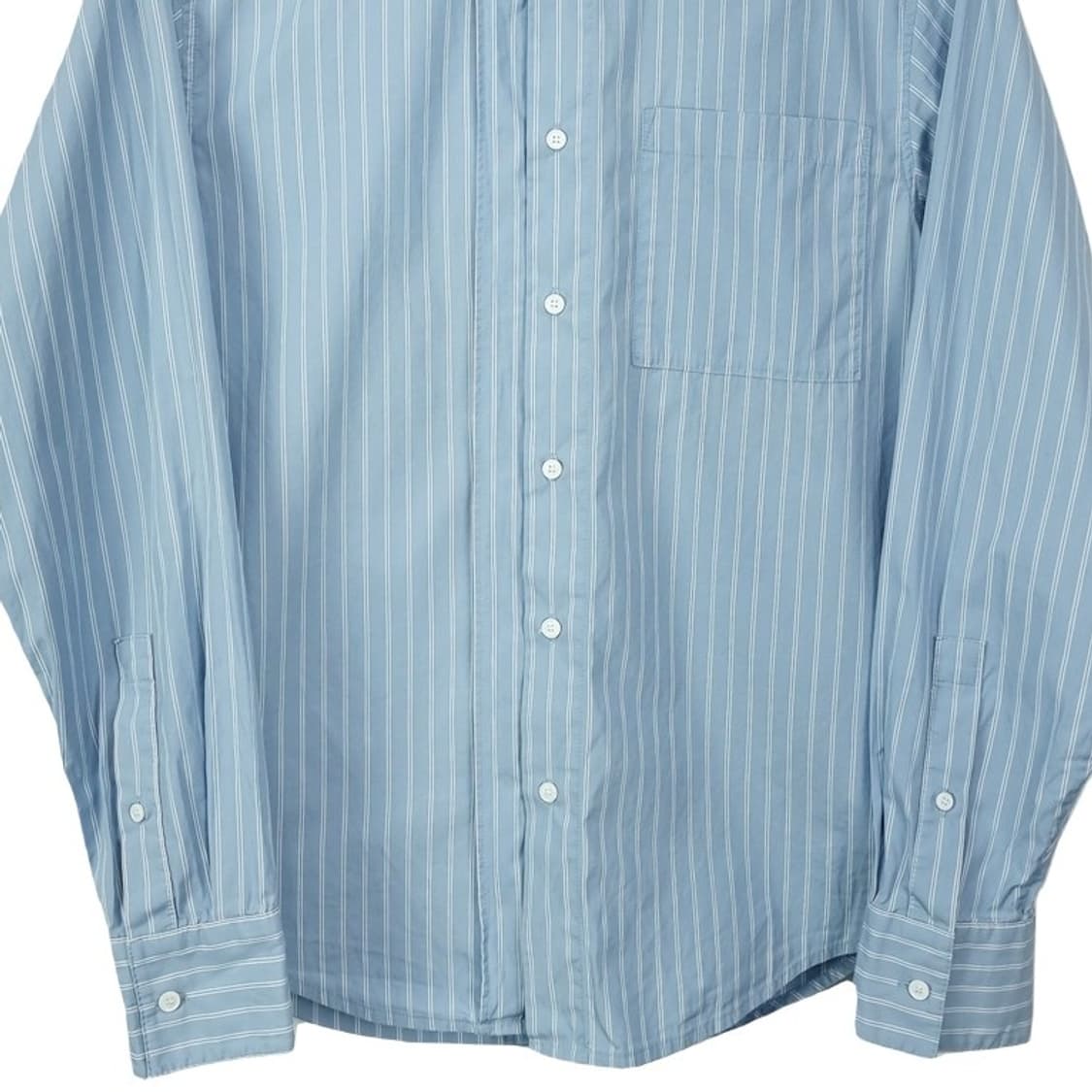 [솔리드 옴므] 스트라이프 셔츠 스카이 P01482 상품이미지5