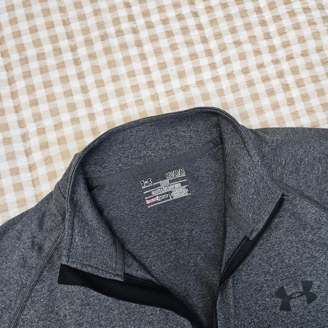 언더아머 반집업 긴팔티 남자100 상품이미지2