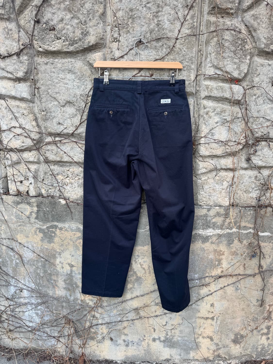 90s 폴로 랄프로렌 빈티지 made in usa 치노 팬츠 네이비 상품이미지2