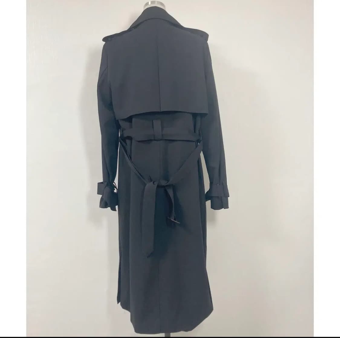 K-DABA 여성블랙트렌치코트 M호호상점 상품이미지2