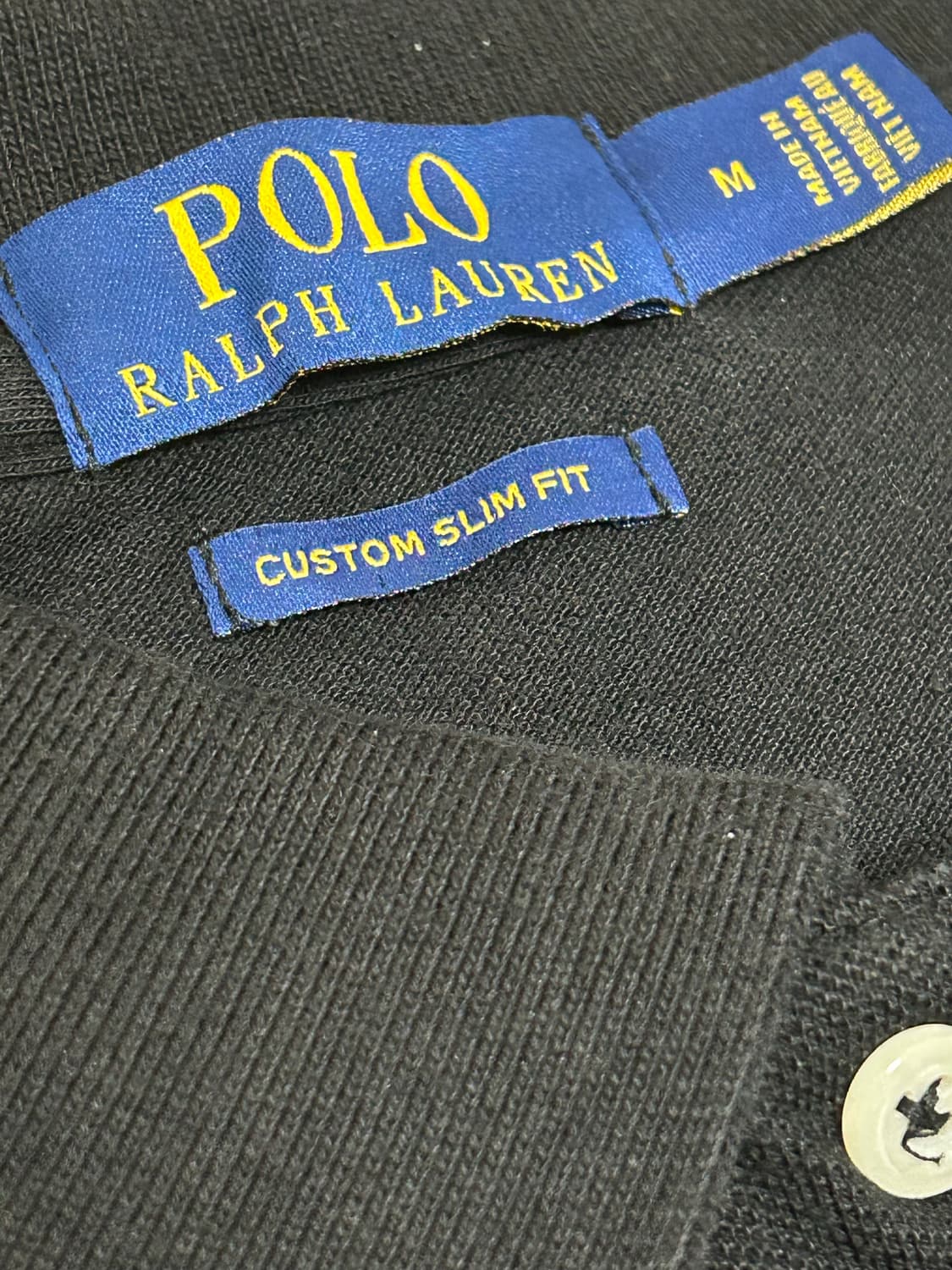 폴로 랄프로렌 블랙 긴팔 카라티 상품이미지5