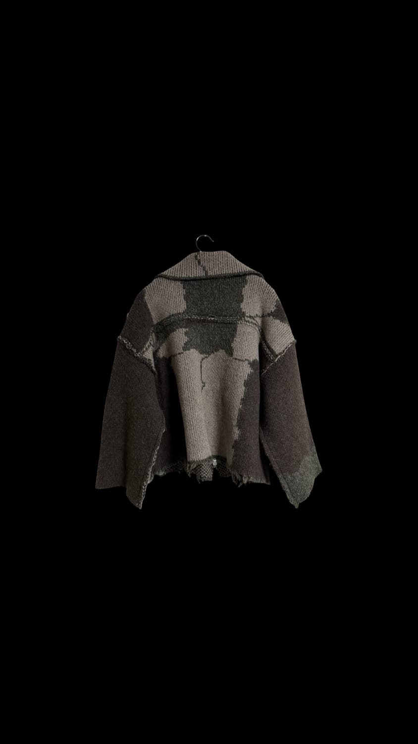 마리아노 울 니트 집업 자켓 상품이미지2