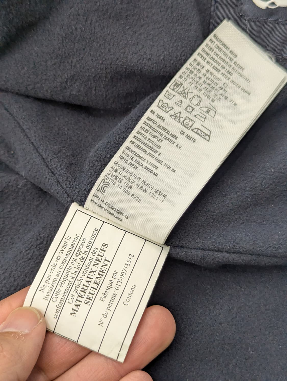 홀리스터 여성 후드 숏 자켓 블랙 상품이미지8