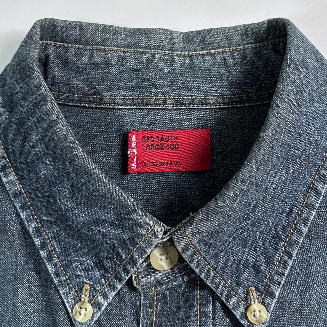 00s 리바이스 데님 셔츠 상품이미지6