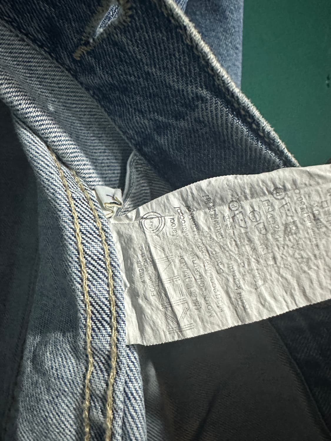 겐조 빅로고자수 데님자켓 L 상품이미지6