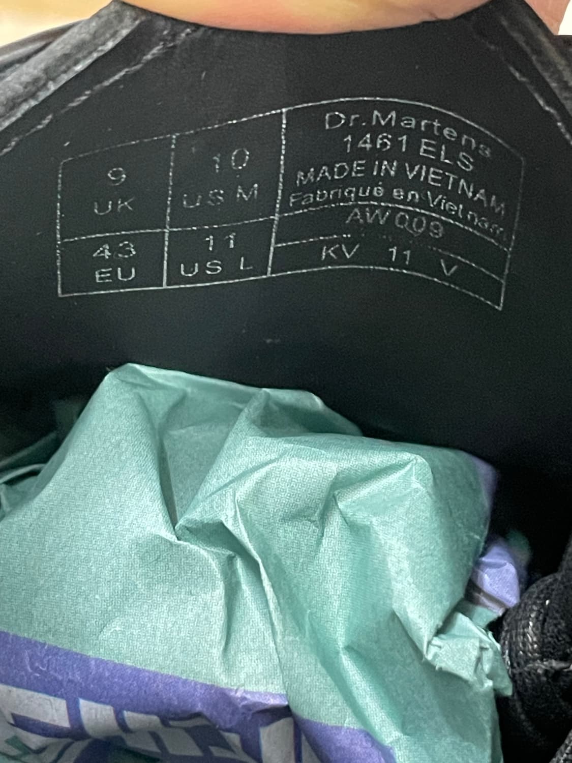 닥터마틴 1461 블랙 uk9 (gr-4146) 상품이미지10