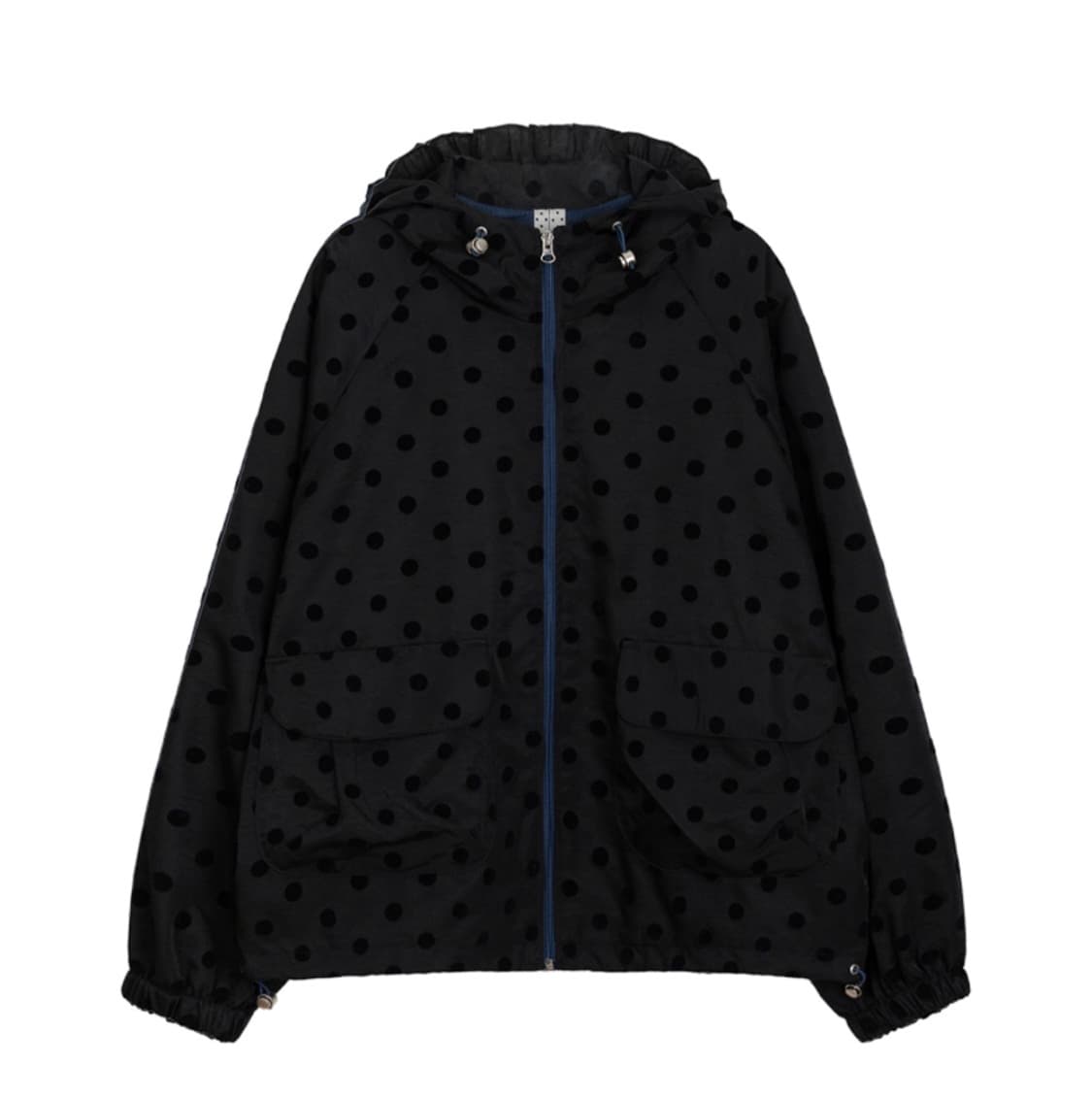 오헤시오 dot frill hooded windbreaker jumper 상품이미지3