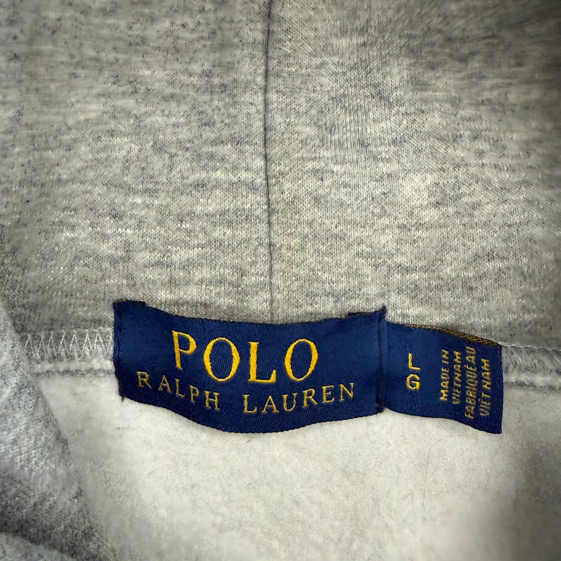 (L)폴로 랄프로렌 클래식 로고 후드티셔츠(그레이) 상품이미지2