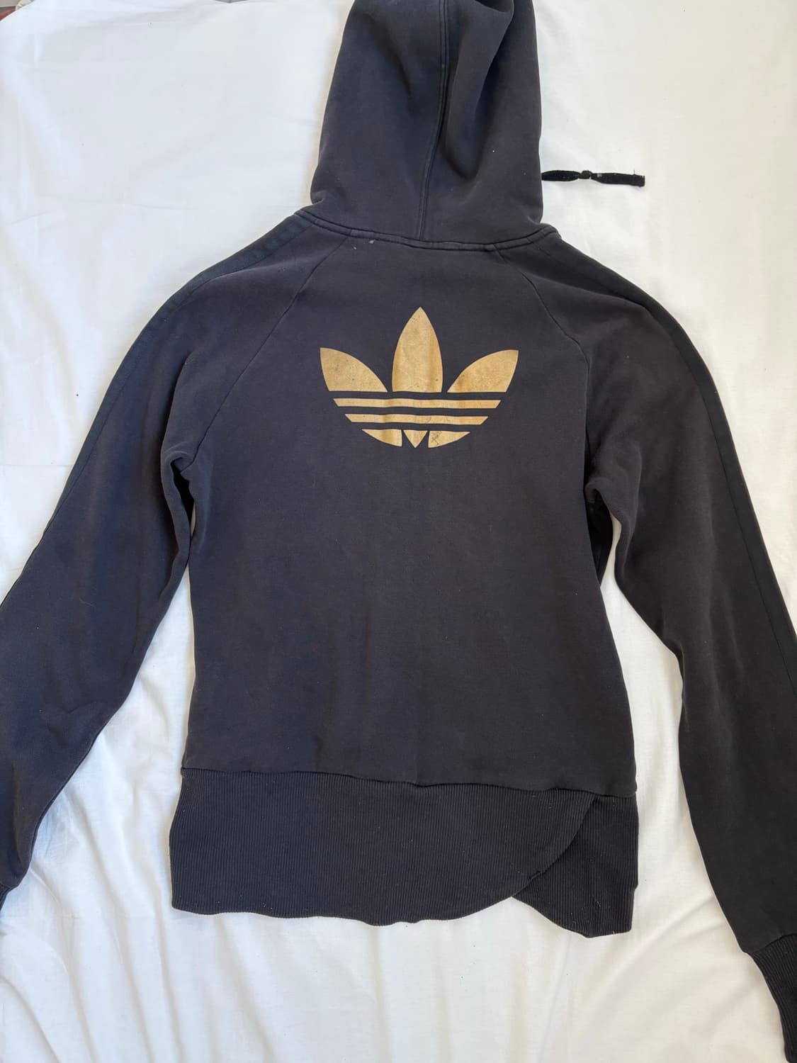 빈티지 아디다스 디테일 차콜 후드집업 상품이미지4