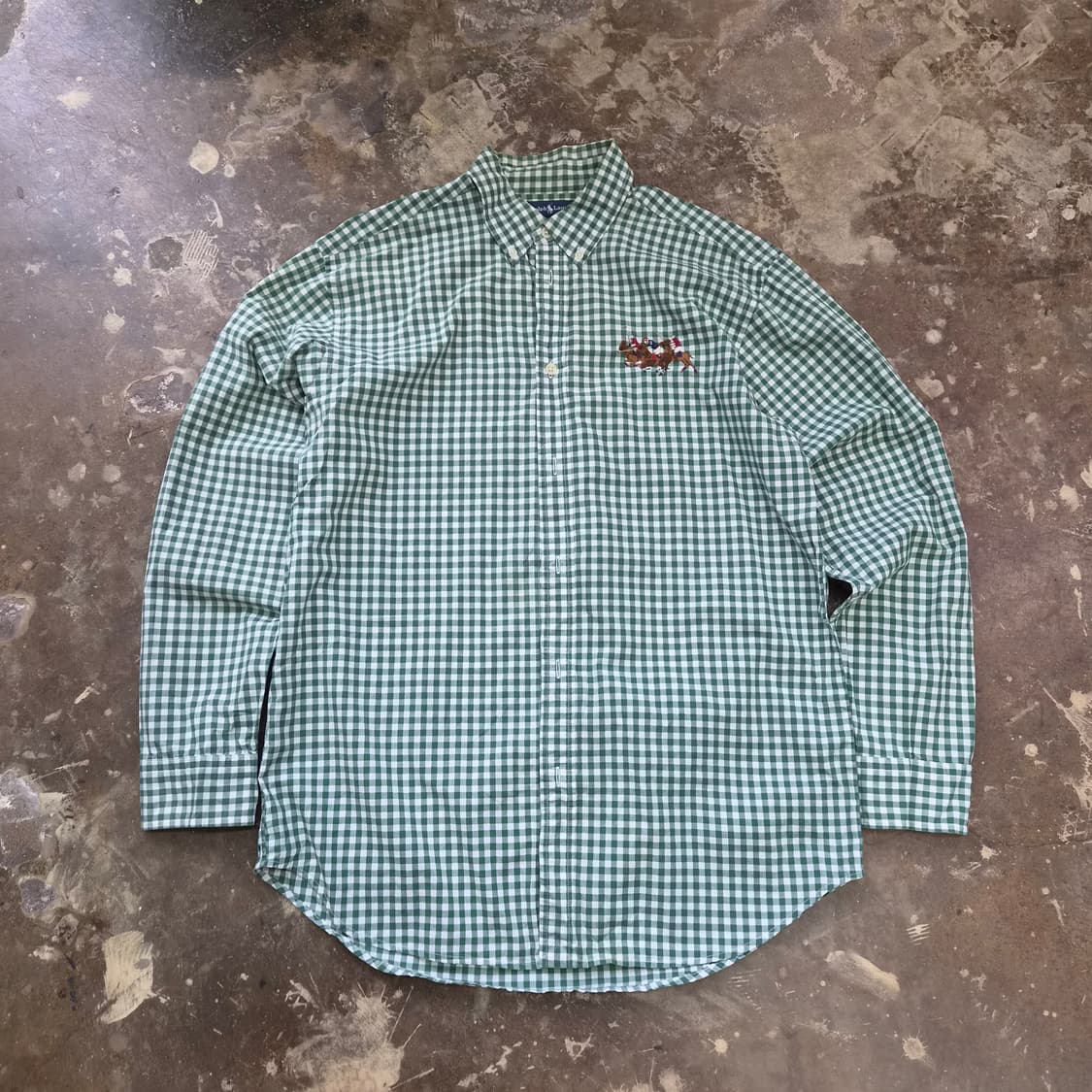 95) 폴로 랄프로렌 깅엄 체크 셔츠 남방 남여공용 상품이미지1