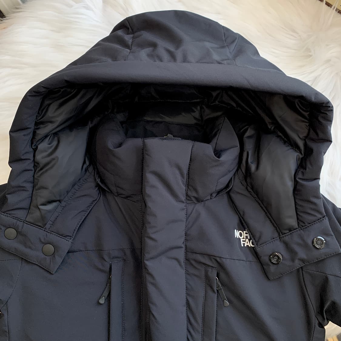 노스페이스 키즈 덕다운 후드 탈부착 패딩 1752 상품이미지4