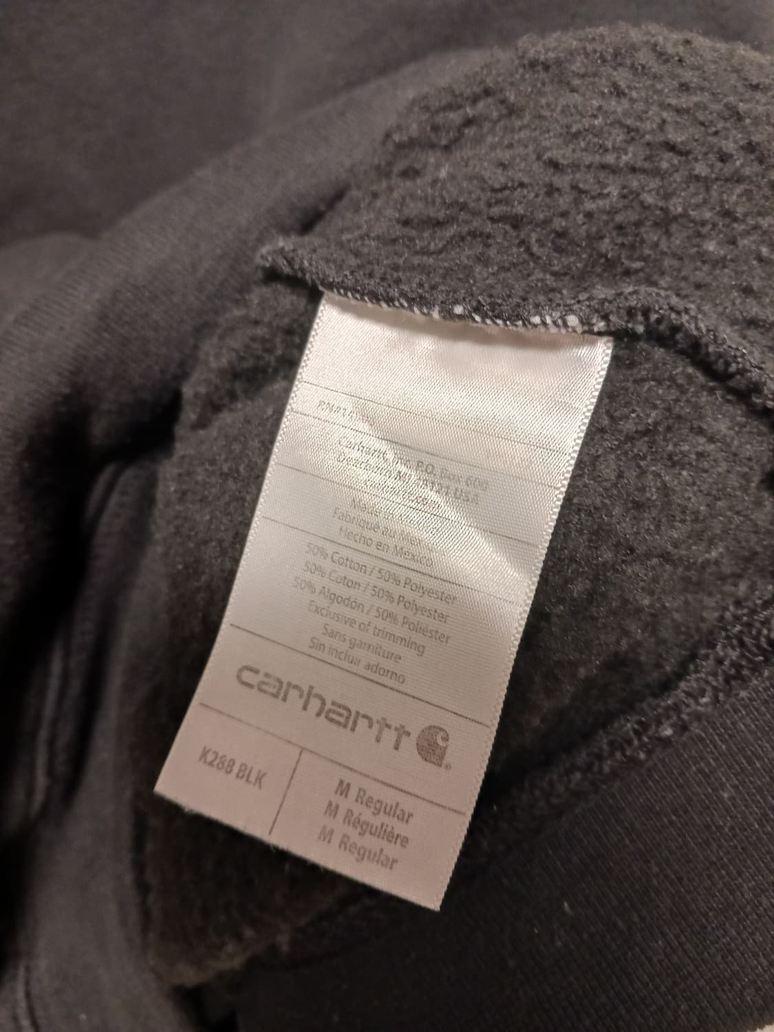 칼하트  미드웨이트 루즈핏 기모후드 상품이미지4