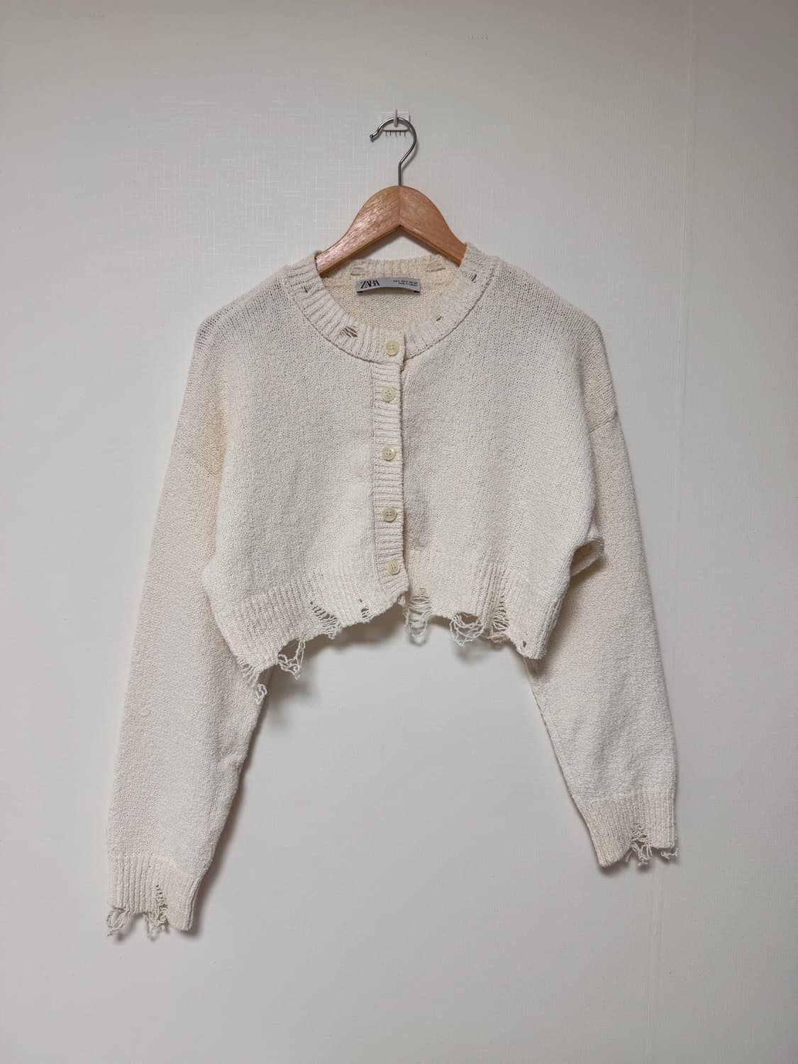 ZARA 자라 크롭 니트 가디건 상품이미지2