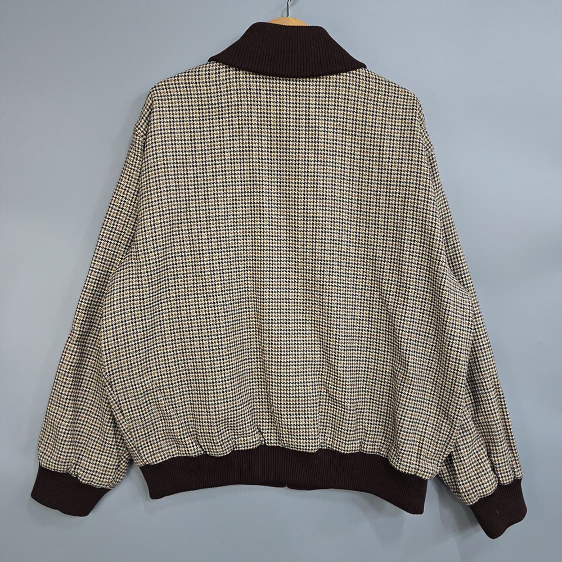 잭니클라우스(Jack Nicklaus) 빈티지 양면 울 블루종 자켓100 상품이미지3