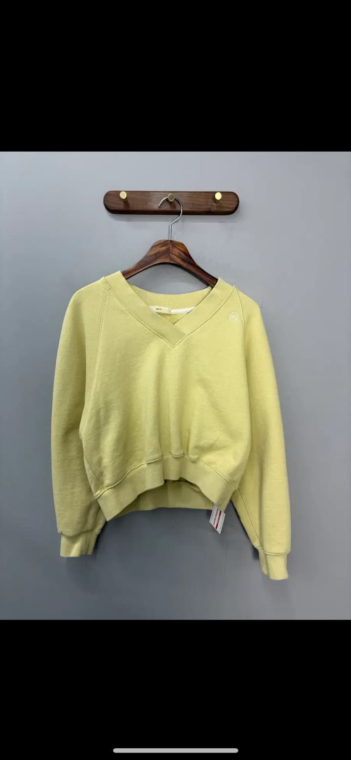 렉토 시그니처로고 브이넥 스웨트셔츠 H1495 상품이미지2