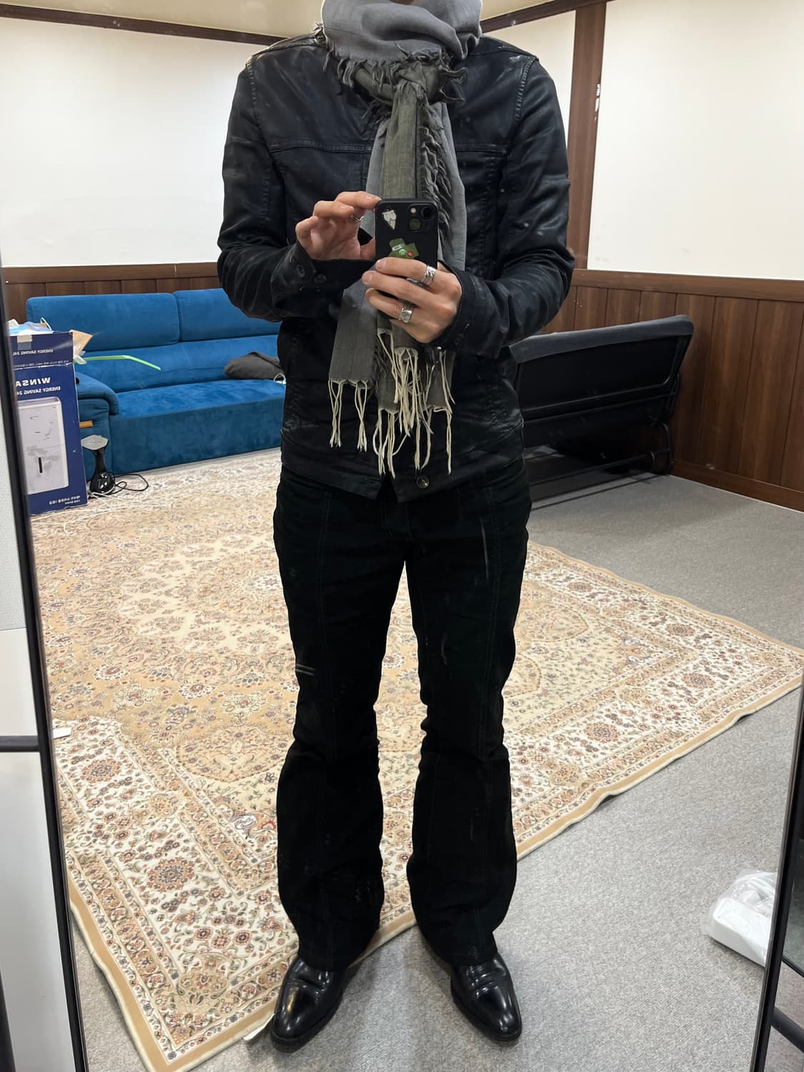 아테스토니 블랙라벨 카프스킨 캡토 로퍼 상품이미지2