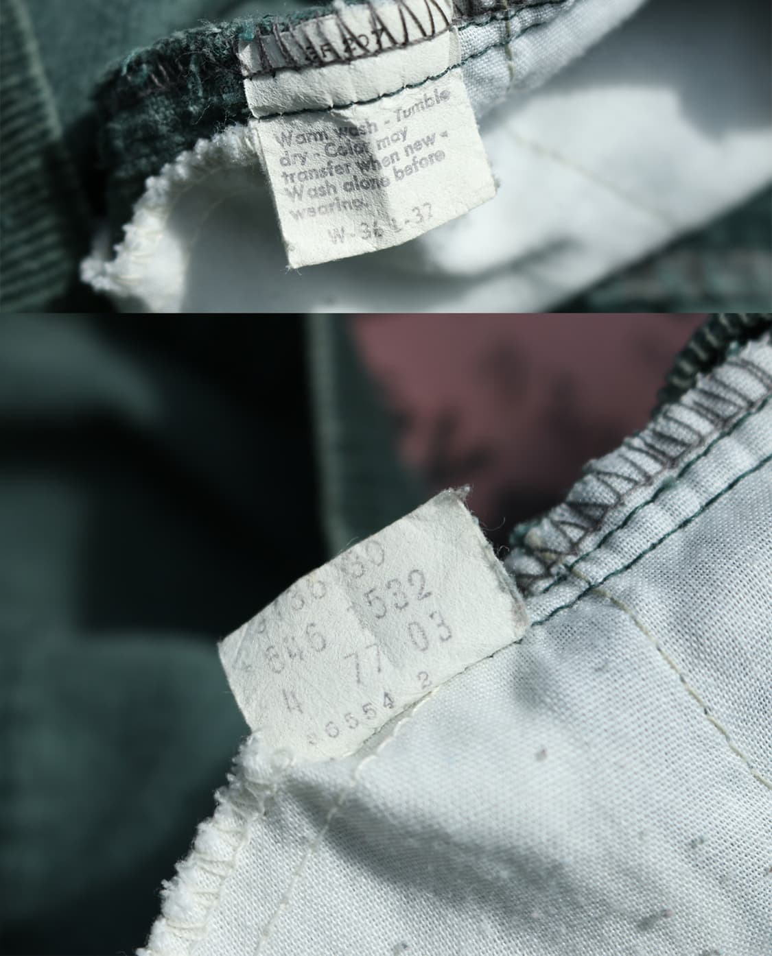 70s 리바이스 646 코듀로이 부츠컷 팬츠 상품이미지10