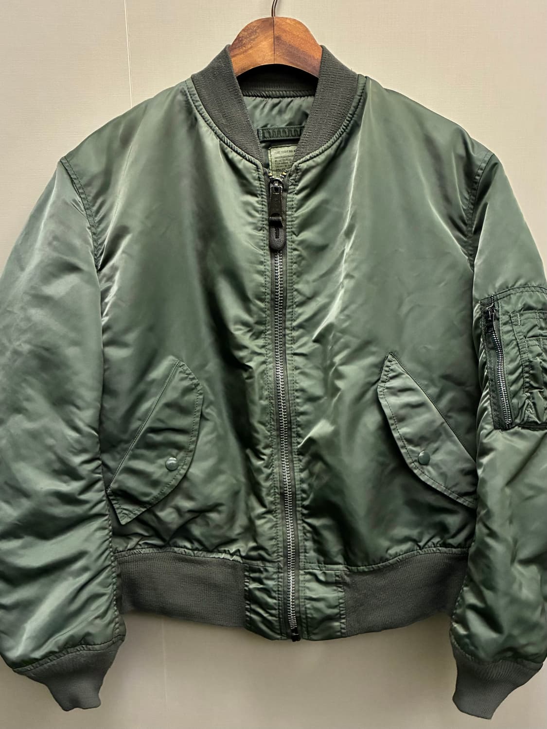 (M~L)90s USA ALPHA 알파인더스트리 빈티지 ma-1 항공점퍼 상품이미지1