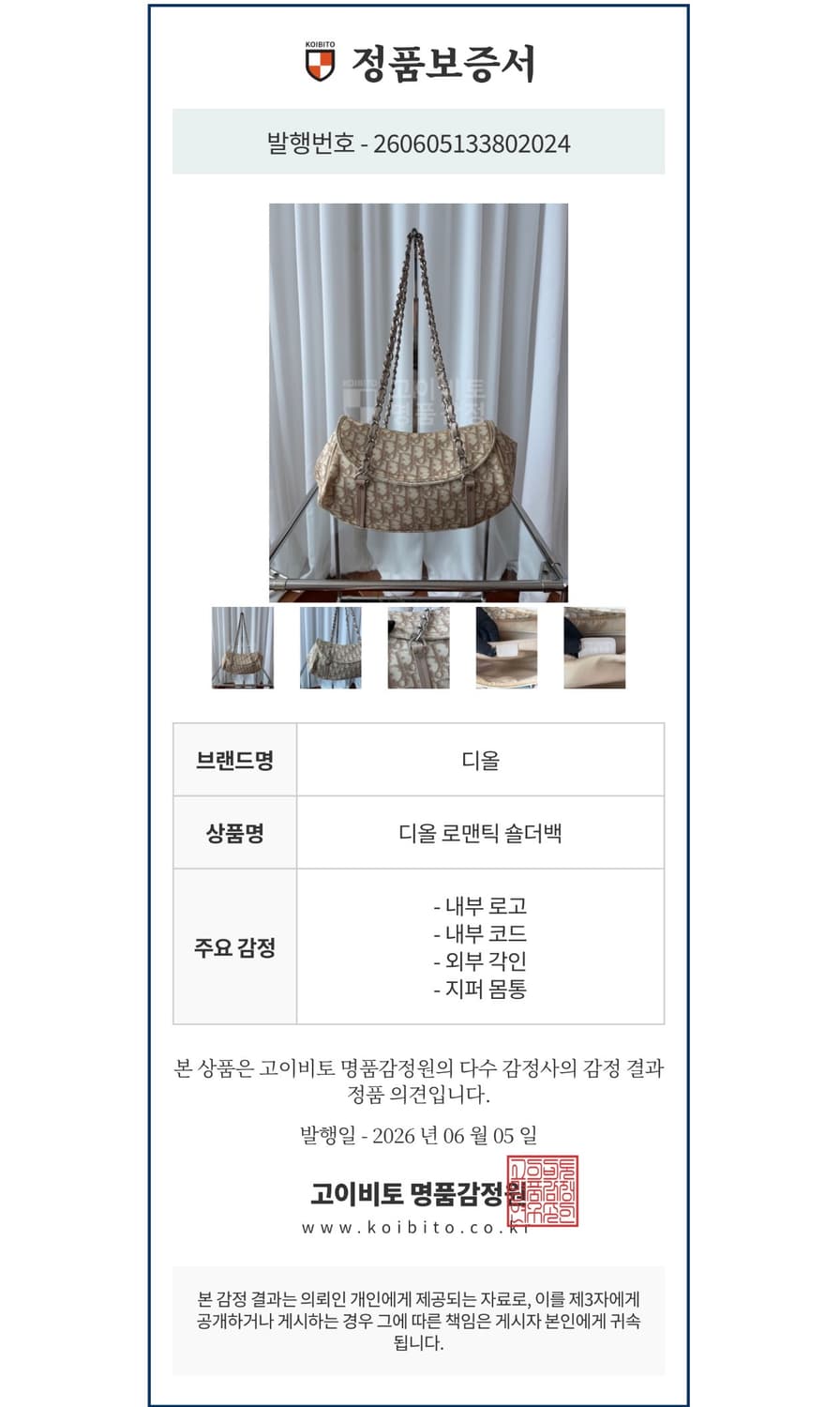 디올 오블리크 로맨틱 숄더백 상품이미지10