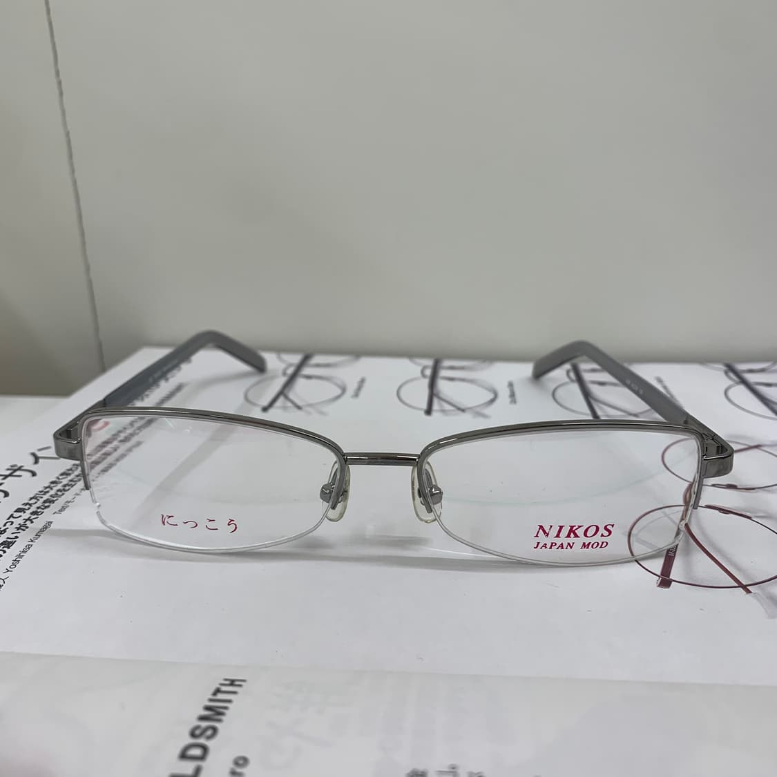 NIKOS 반무테 빈티지안경 상품이미지2