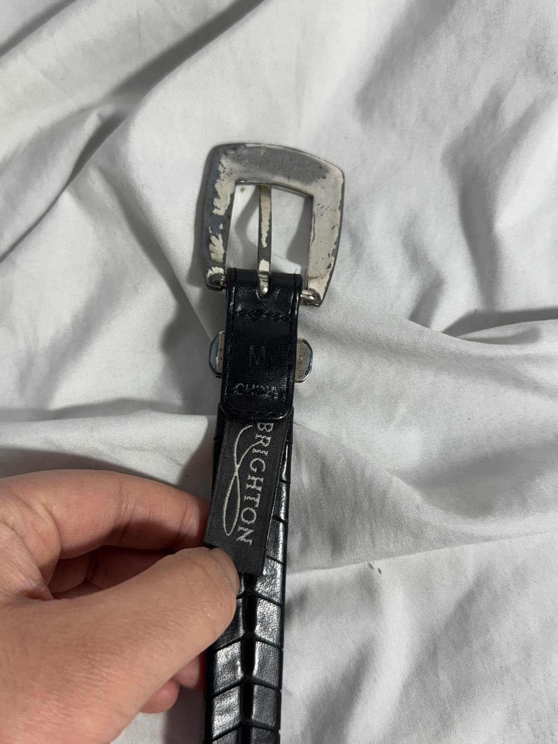 Brighton 웨스턴 콘초 레더 벨트 상품이미지5