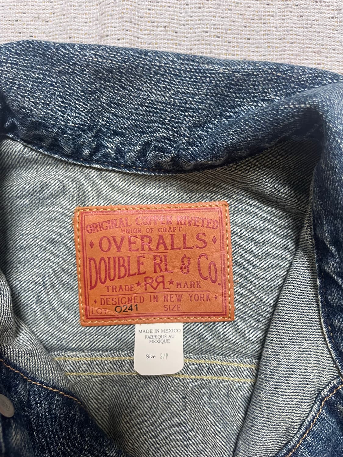 RRL 오버데일 데님자켓(S) 상품이미지3