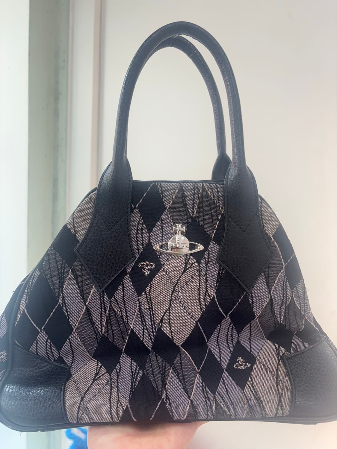 비비안웨스트우드 가방 백 숄더백 토트백 orb 체크 타탄체크 펑크 상품이미지2