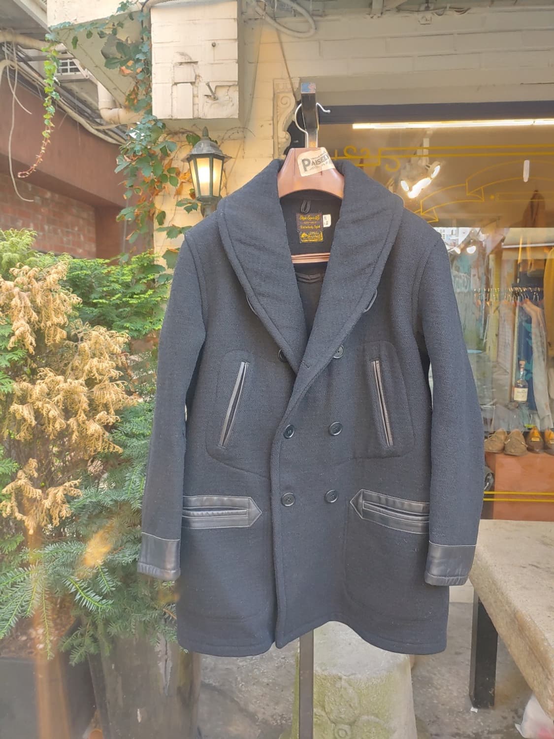 스타일아이즈 호스하이드 레더코트 상품이미지1