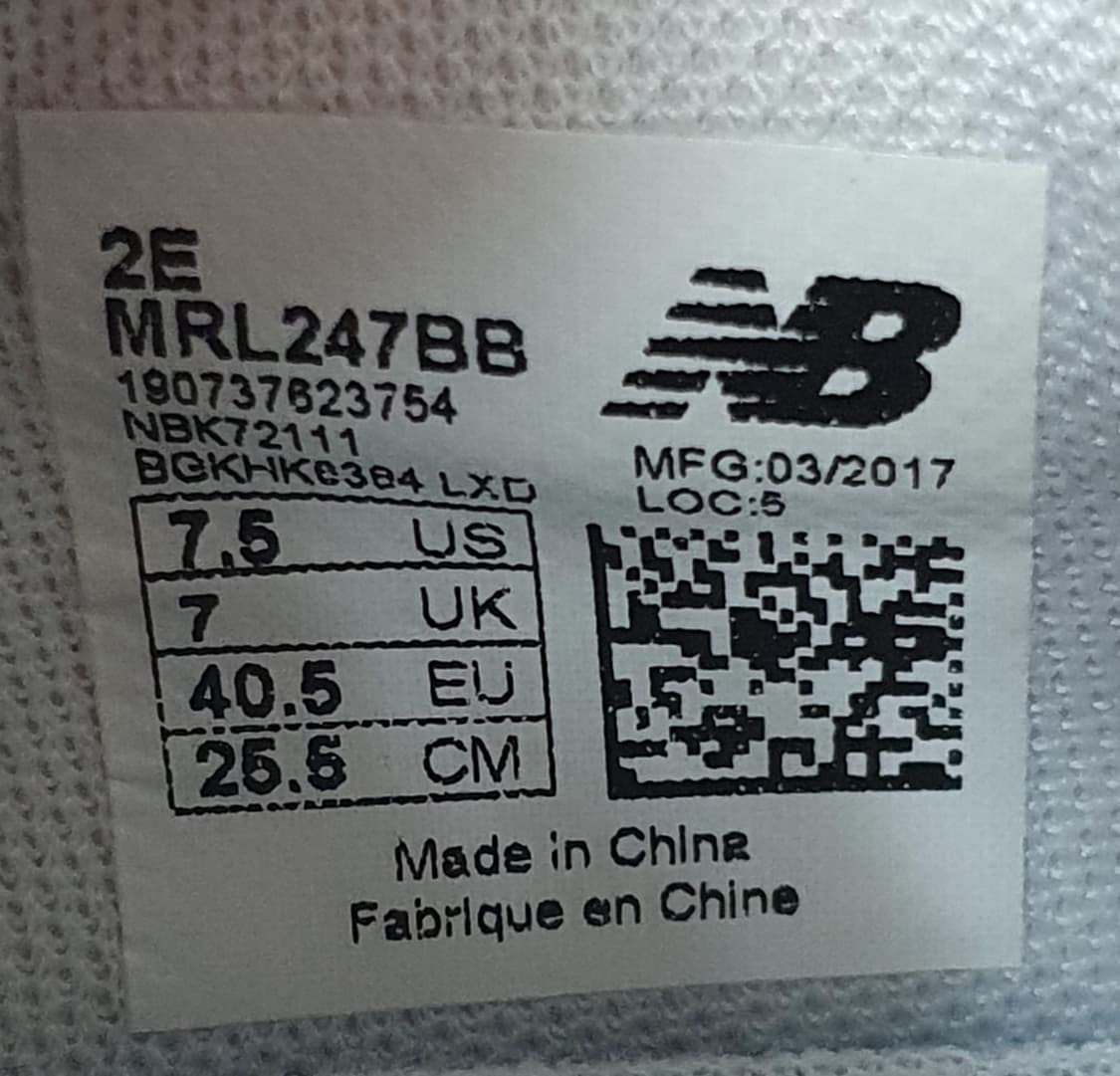 무료배송 / 뉴발란스 247시리즈 / 255mm 상품이미지9