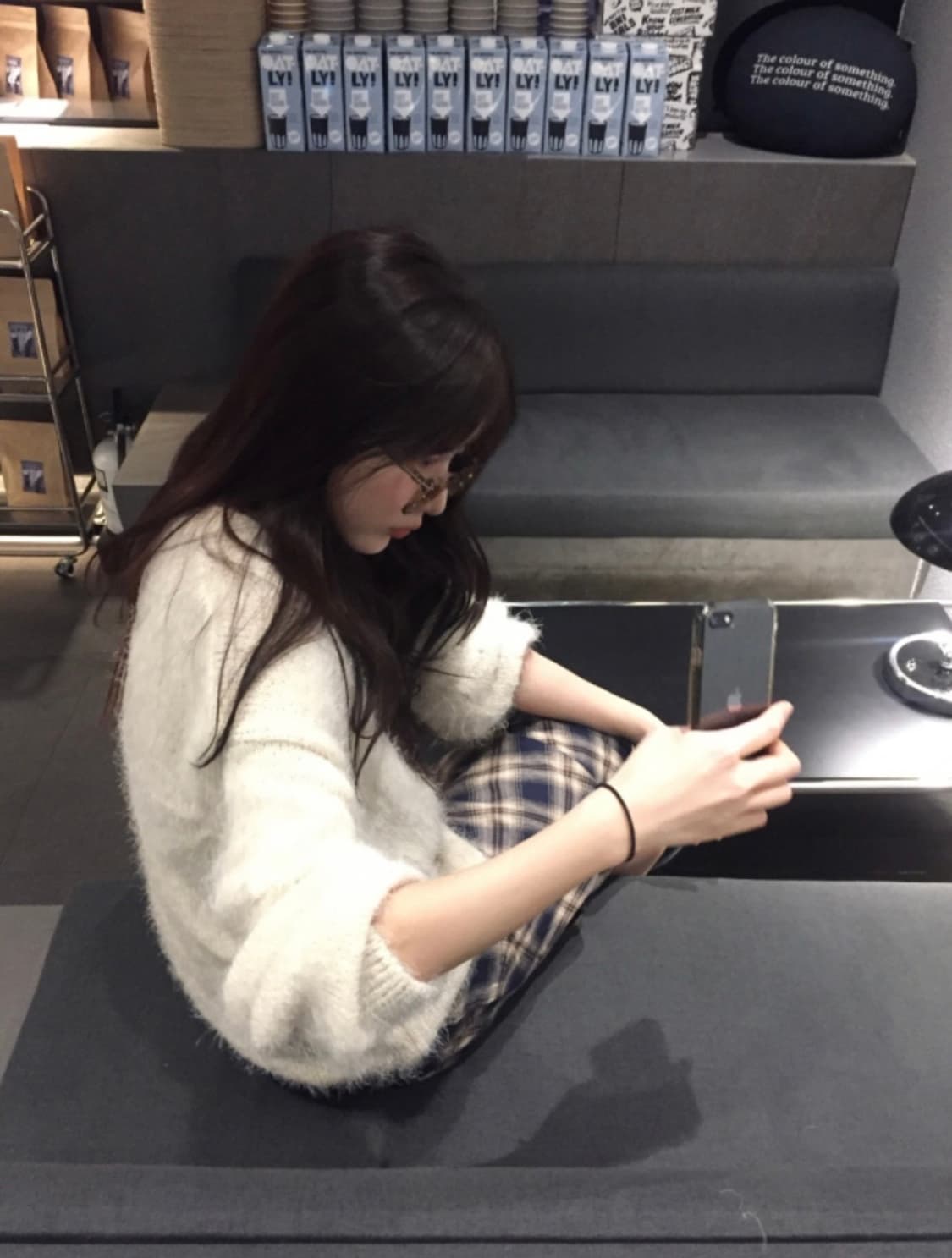 (최종가격/새상품)하우유 마요 루즈 니트 상품이미지3