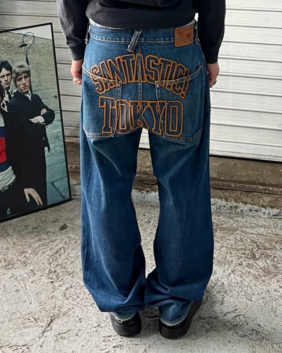 SANTASTIC! logo denim pants  상품이미지1
