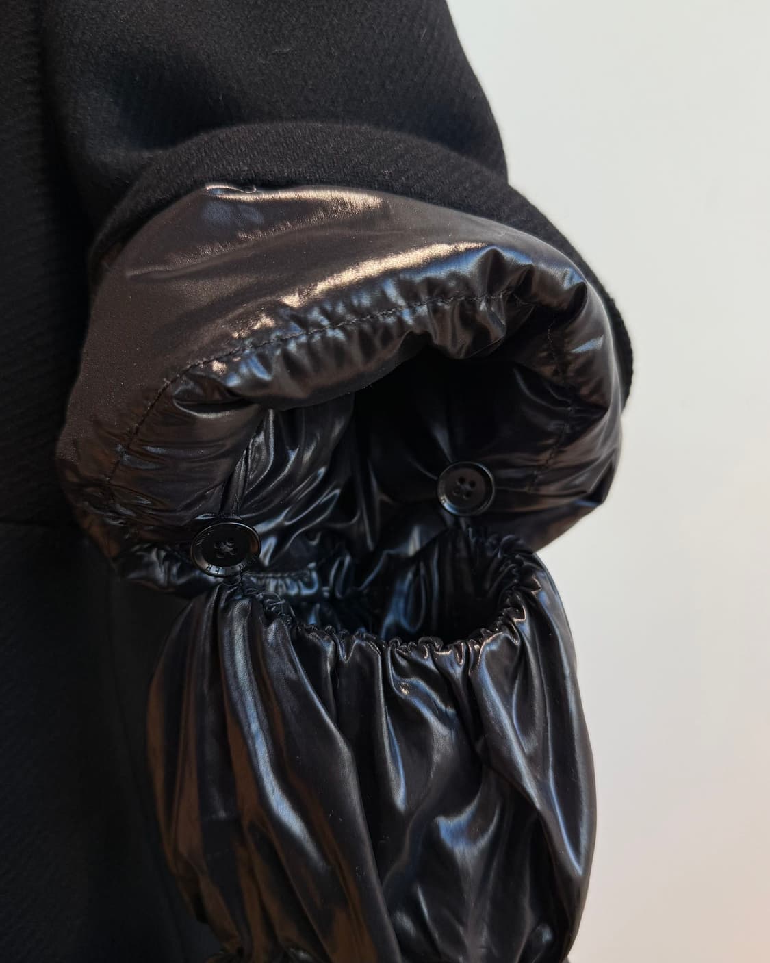 몽클레르 블랙 밍크 다운 코트  상품이미지5