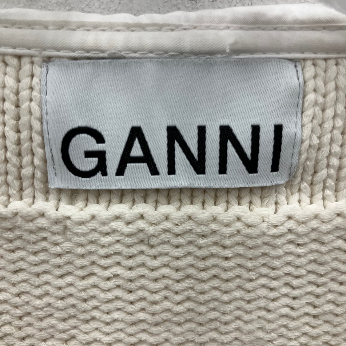 가니 코튼 로브 니트 가디건 상품이미지3