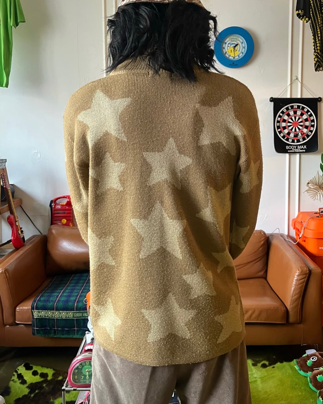 1970s Caroll Occult 3D Moon Knit Sweater 상품이미지3