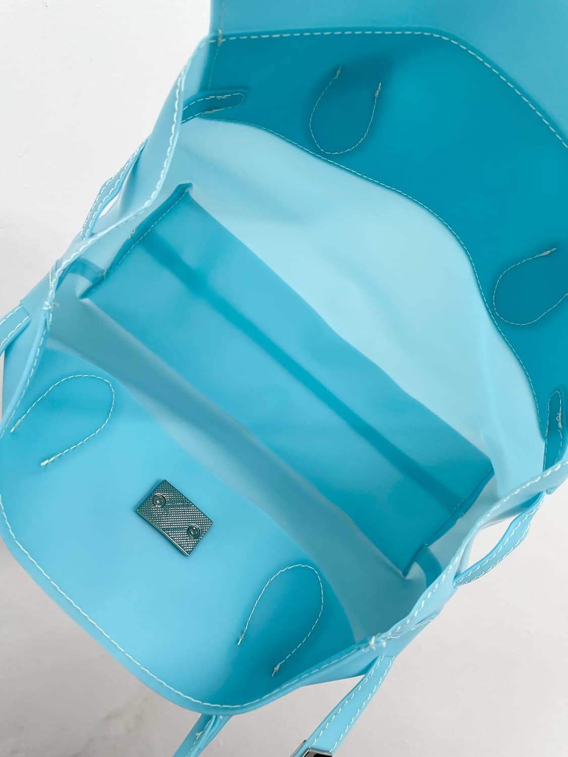 블루 미니 젤리 버킨백🩵 상품이미지9