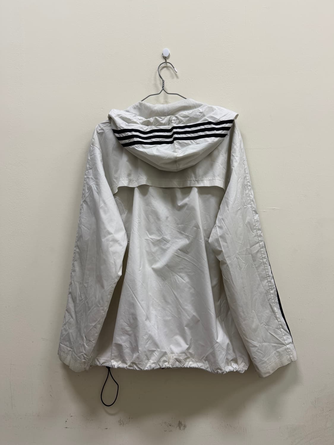 아디다스 화이트 바람막이 집업 상품이미지2