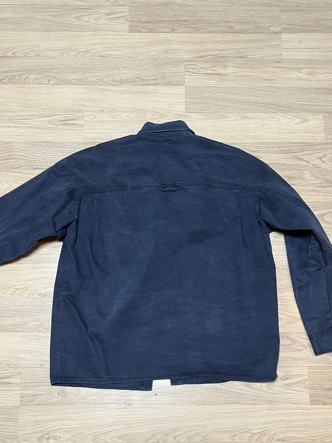 ETCE 헤링본 워싱 포켓 셔츠 L 상품이미지2