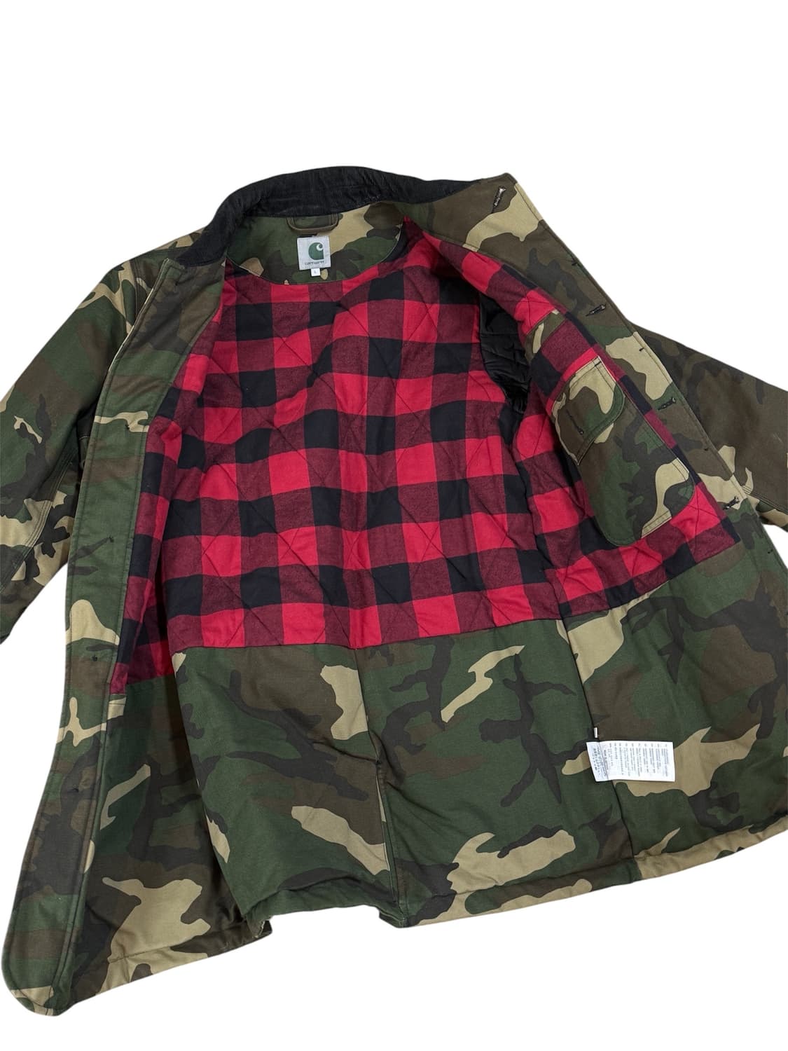 칼하트 WIP 카모 스미스 코트 자켓  상품이미지3