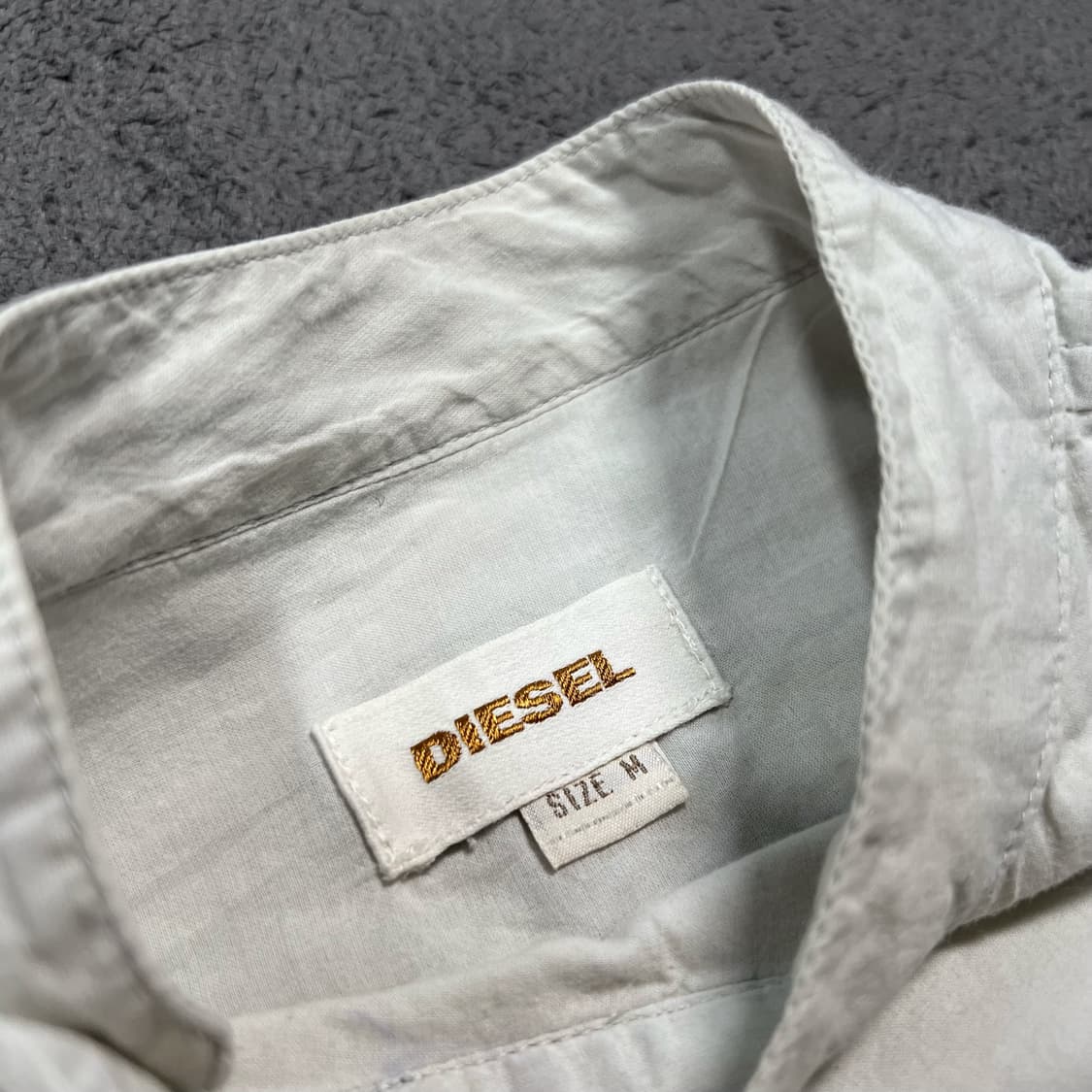 디젤 헨리넥 커브버튼 셔츠 상품이미지5