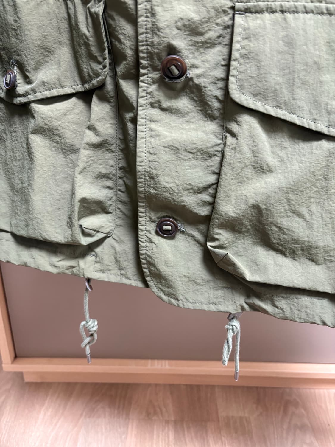 [유니폼브릿지] 버튼 숏 자켓 올리브 상품이미지5