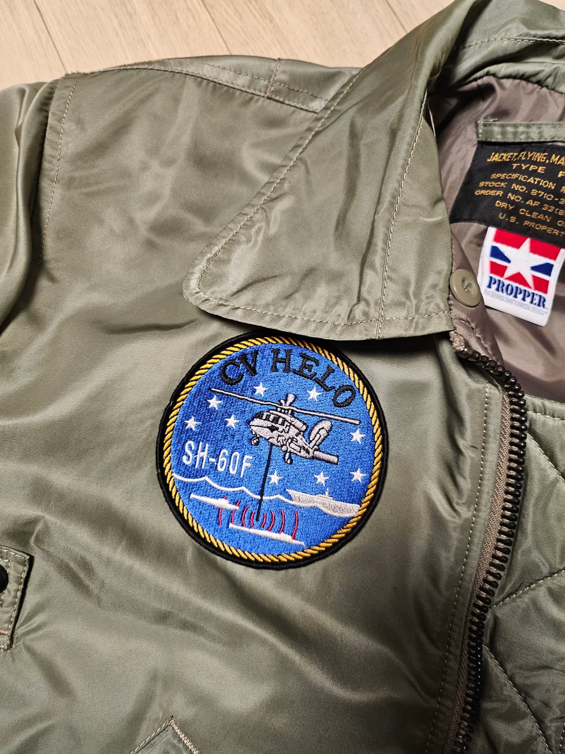 미 공군 플라이트 ma-1 자켓 상품이미지2