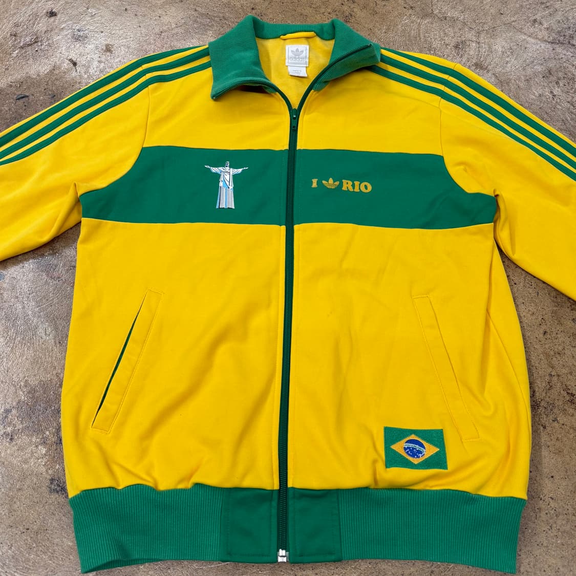 아디다스 리오 브라질 노초 져지 트랙탑 105 상품이미지3