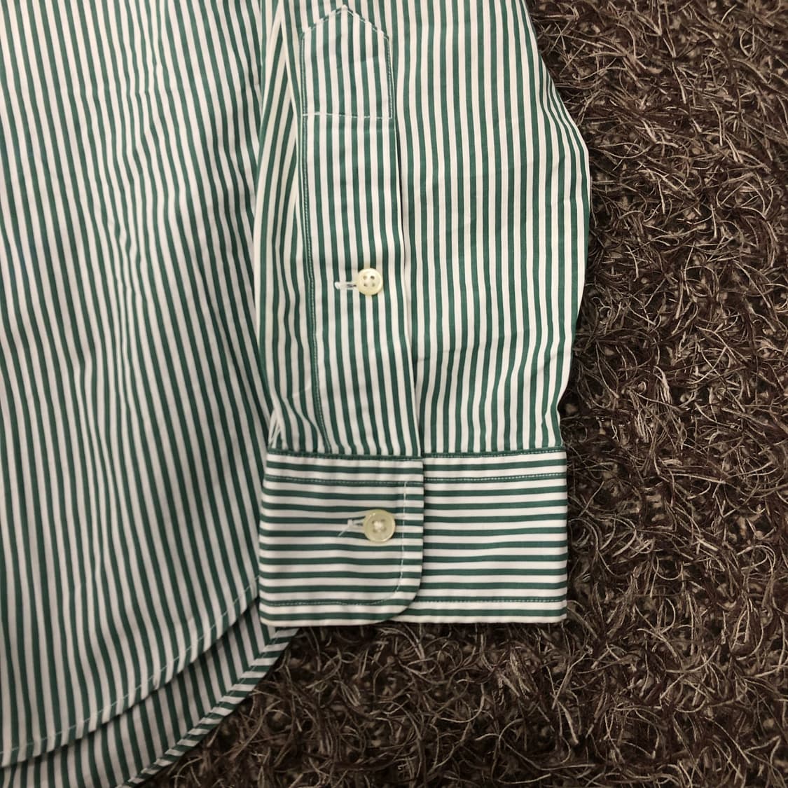 폴로 랄프로렌 스트라이프 그린 셔츠 상품이미지3