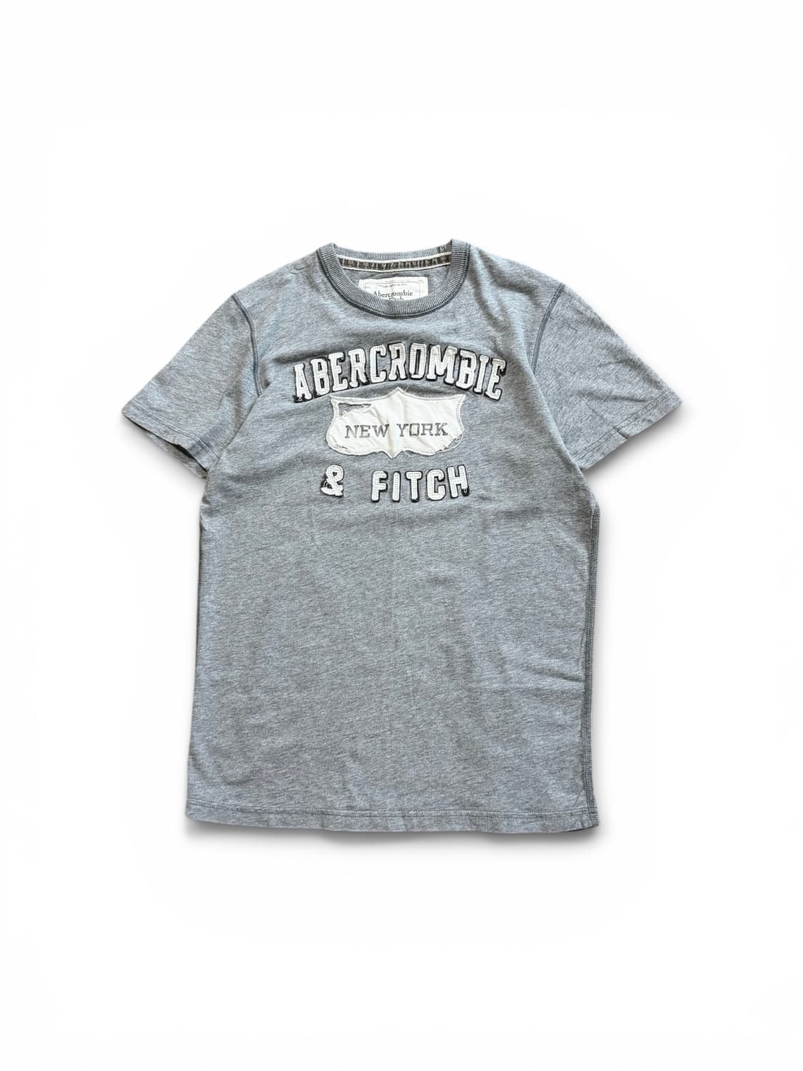 아베크롬비 패치로고 반소매 티셔츠 상품이미지1